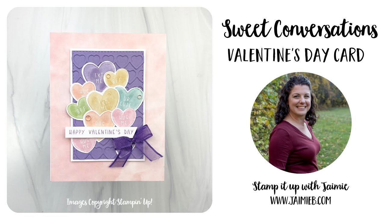 Stampin' Up! Sweet Conversations Card Tutorial