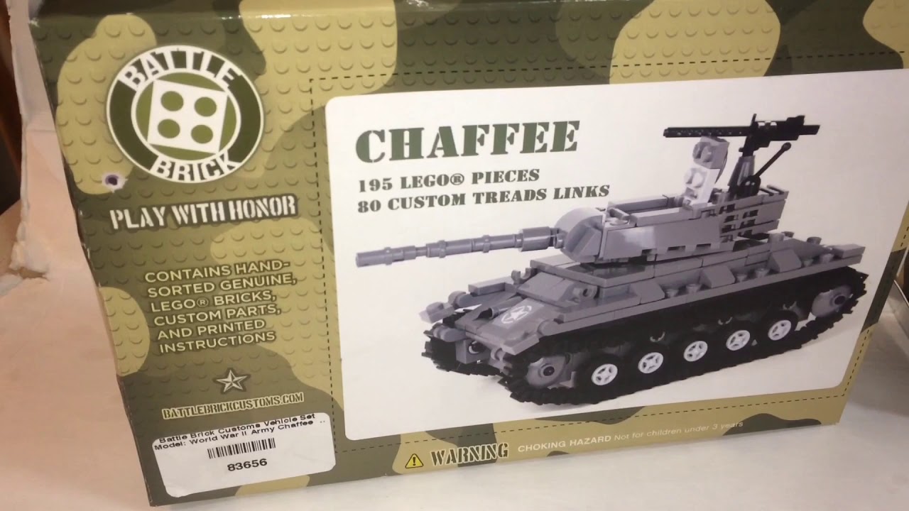 Battle Brick Customs - Triple Review, Chaffee tank, Mortar team, and M35 Truck