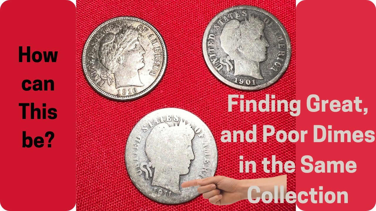 1901 ~ 1911 ~ 1916 Barber Dimes, What are These Silver Coins Worth? Final Coin Album Unlocked!
