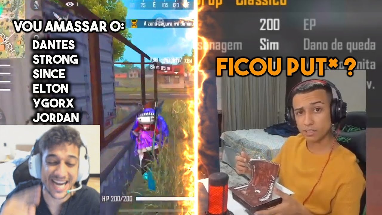 EL GATO DISSE QUE IA AMASSAR TODOS PRO PLAYERS NESSA SALA, BAK FICA PUT* (Melhores Clips)