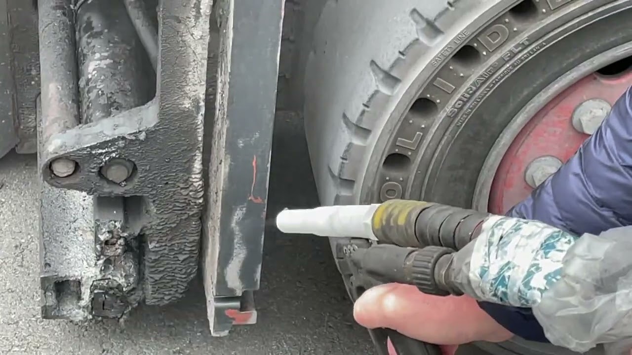 Nettoyage Cryogénique sur chariot élévateur