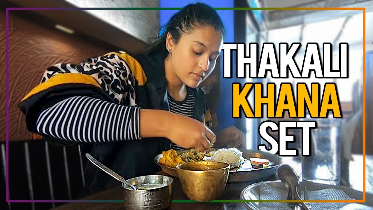 Thakali khana set  Nepal cultural food