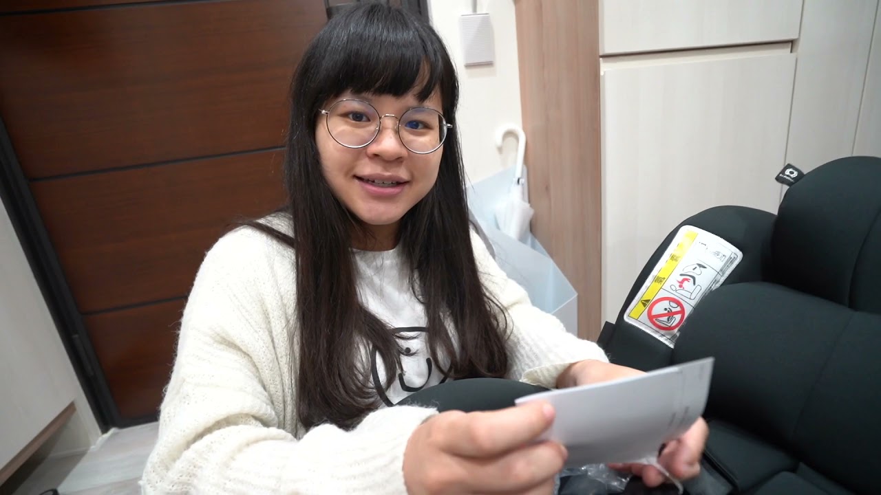 開箱新買的嬰兒汽座！準備好接寶寶回家了！Joie i-Spin360｜豬豬隊友的生活日常 Scott & Wendy