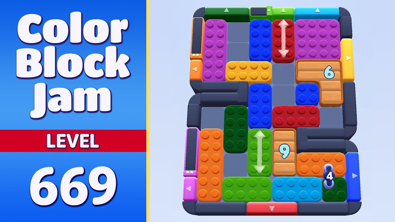 Color Block Jam Level 669 | Every Puzzle Solved! 🎯