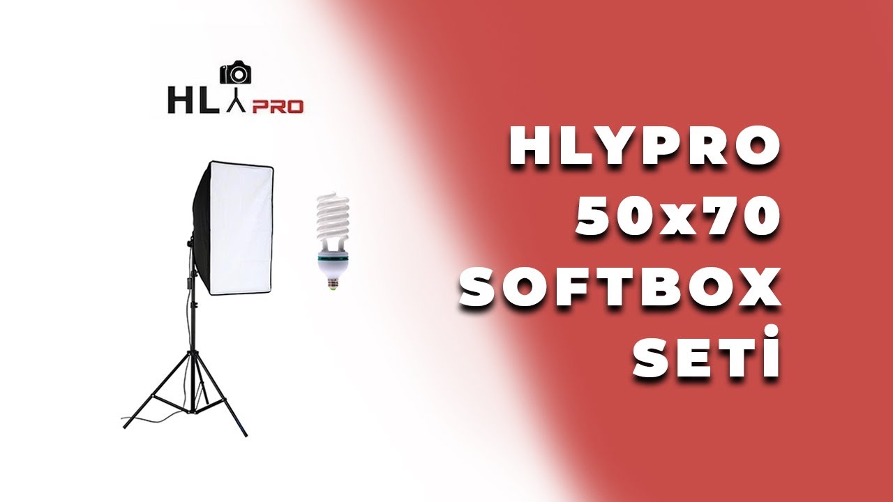Uygun Fiyatlı Youtuber Işığı - HLYPRO 50x70 Softbox