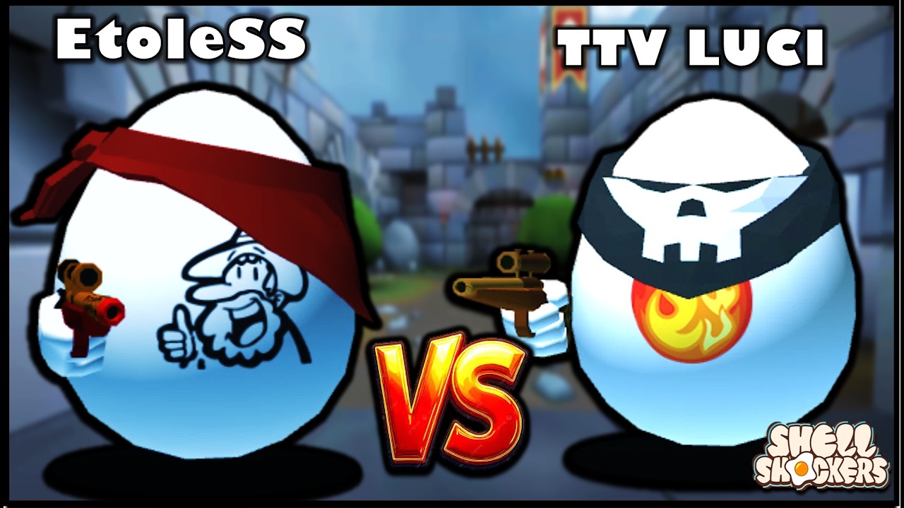 ME ENFRENTE CONTRA UN STREAMER EN SHELL SHOCKERS!!