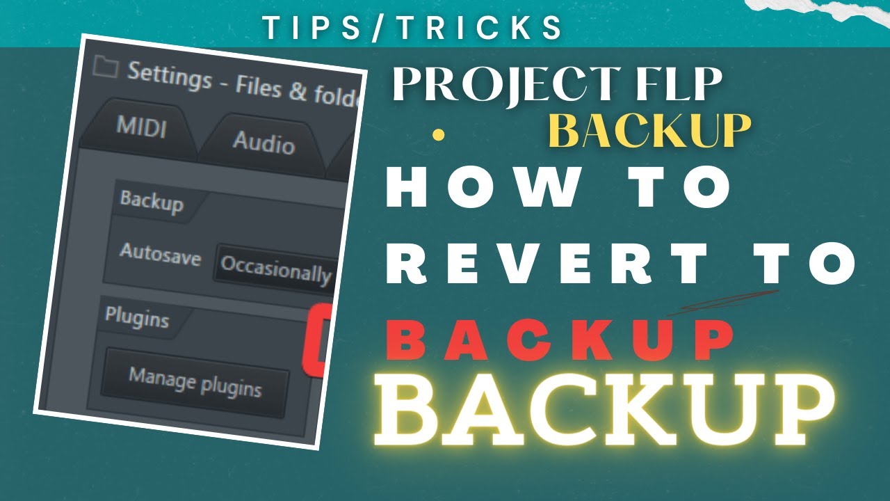How to Backup Delete Files IN FL STUDIO | Basic Beginner Class  Tutorial HINDI |