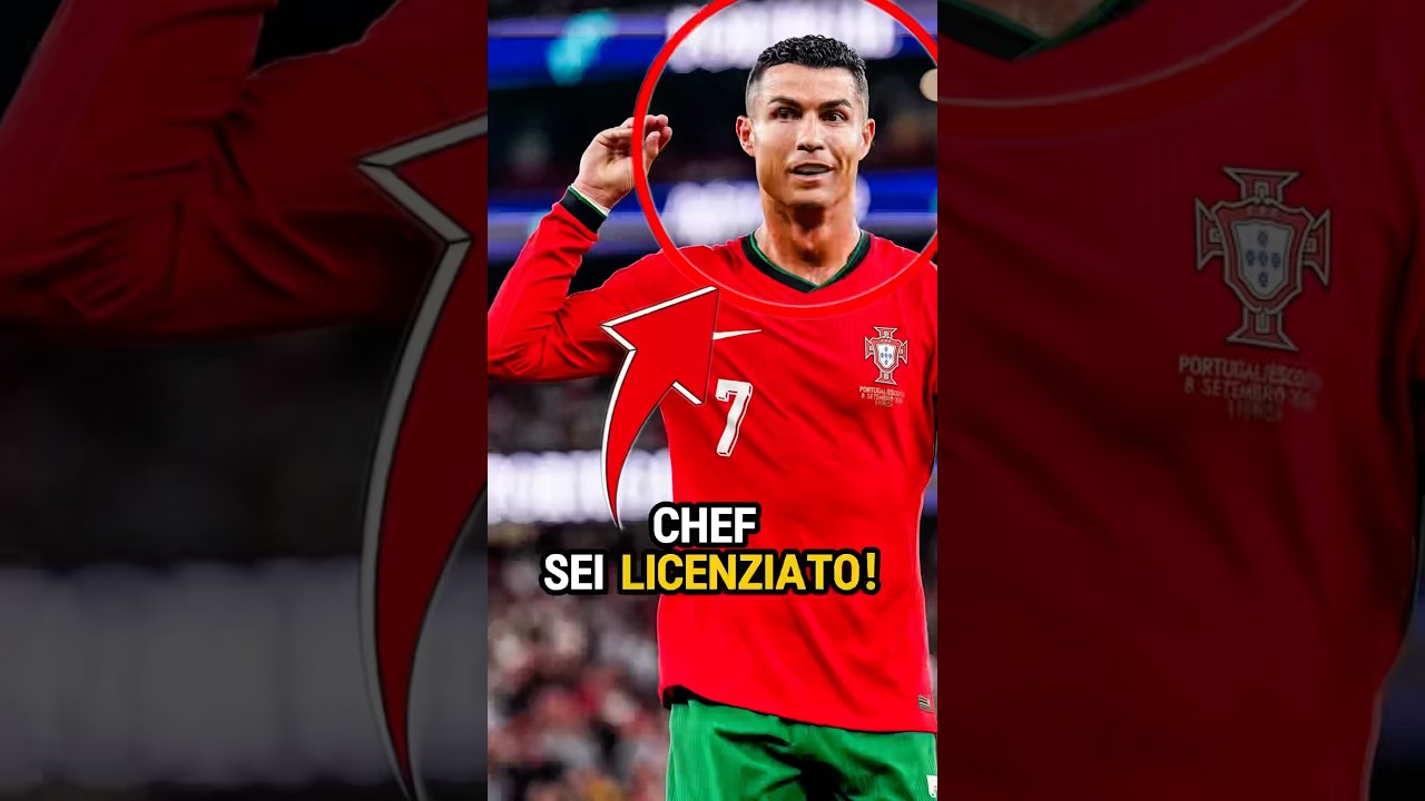 Ronaldo ha fatto licenziare il suo chef,ma quello che è successo dopo ti lascerà senza parole 😱