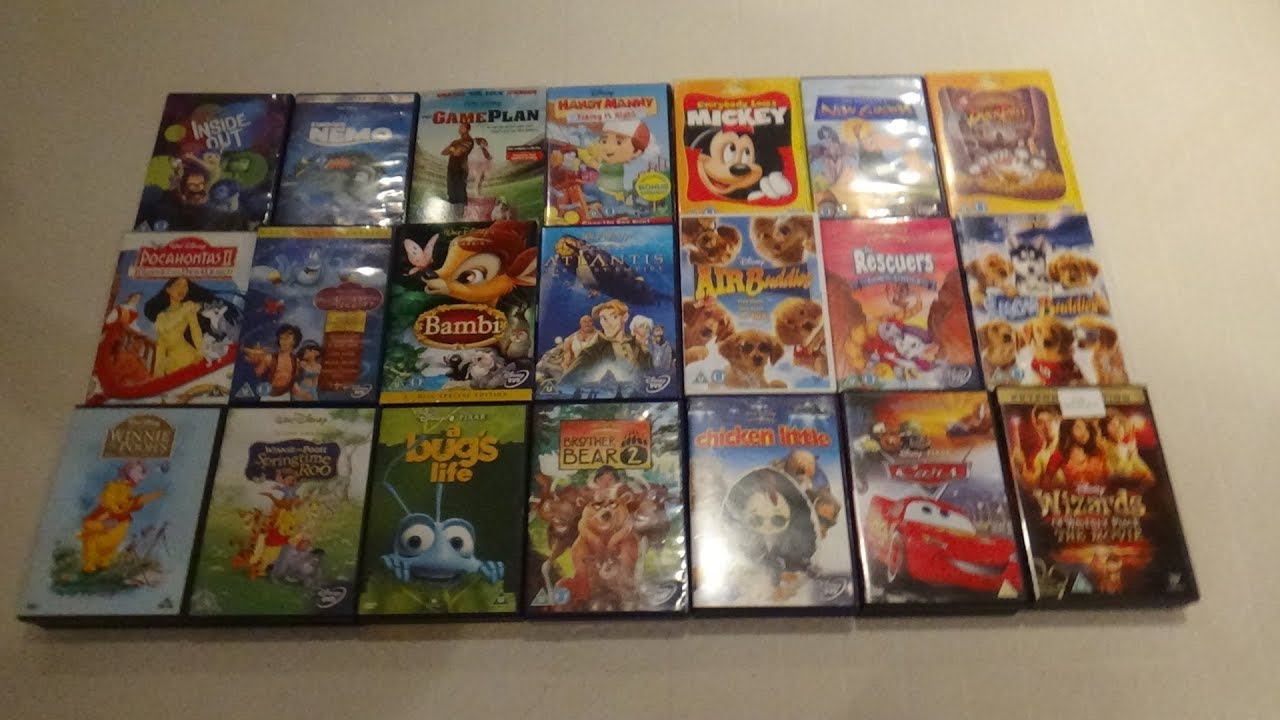 My Disney VHS/Blu-ray/DVD Collection (Brand New Version in 2018) (Part 4, Final Part) - DVDs (2/2)