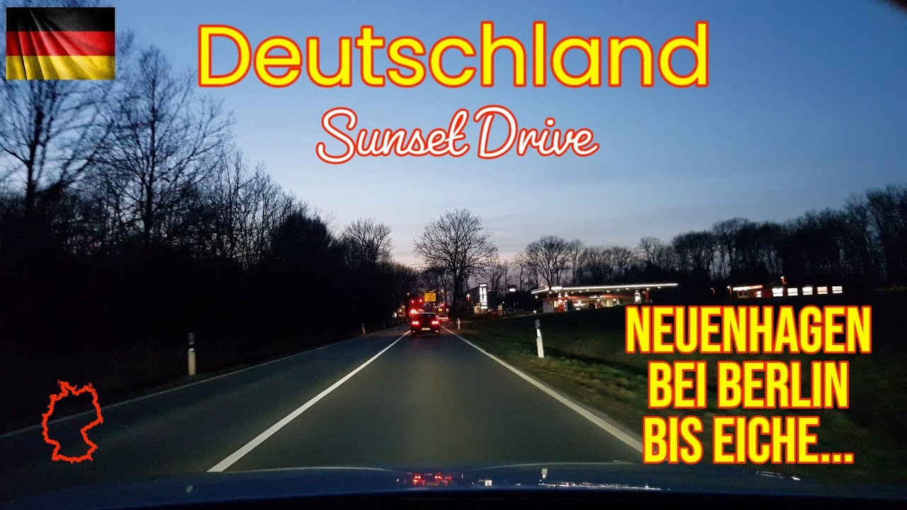 Germany - Brandenburg. Neuenhagen bei Berlin - Hönow - Eiche - Hellersdorf. Rudolf-Breitscheid-Allee
