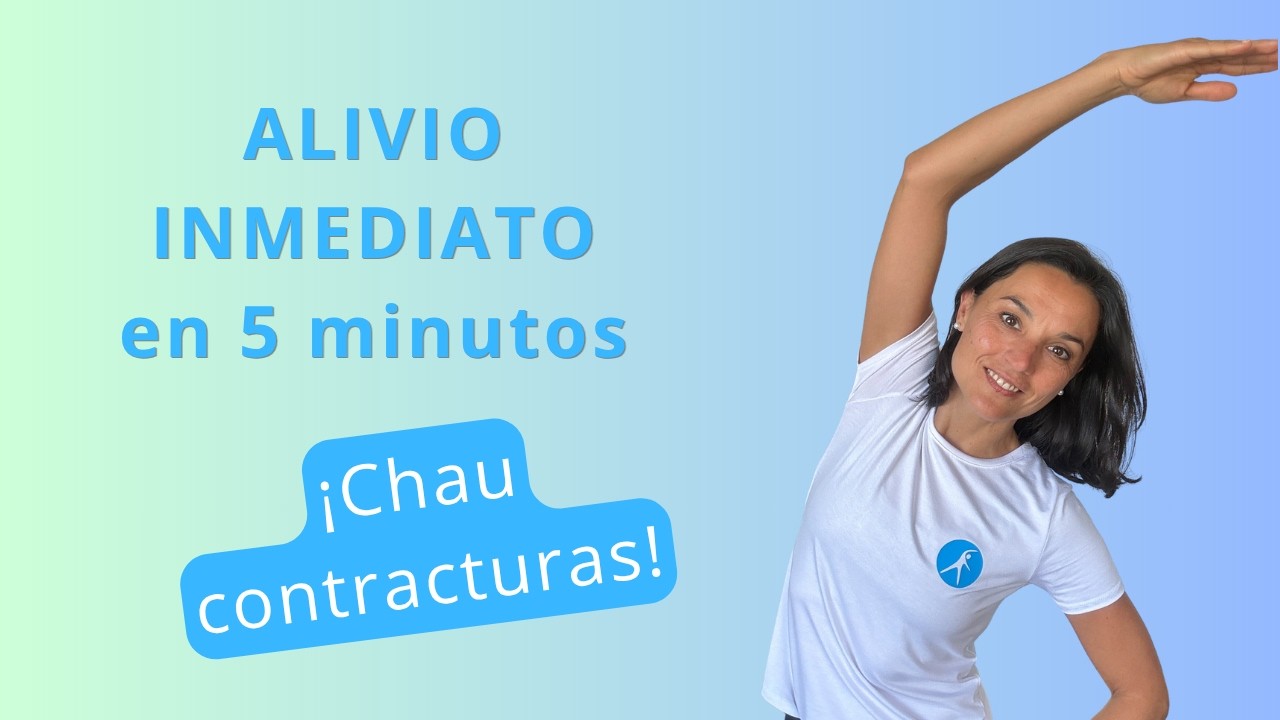 ¡CHAU CONTRACTURAS! Alivio inmediato en 5 minutos | Con la Profe Cele ⚡