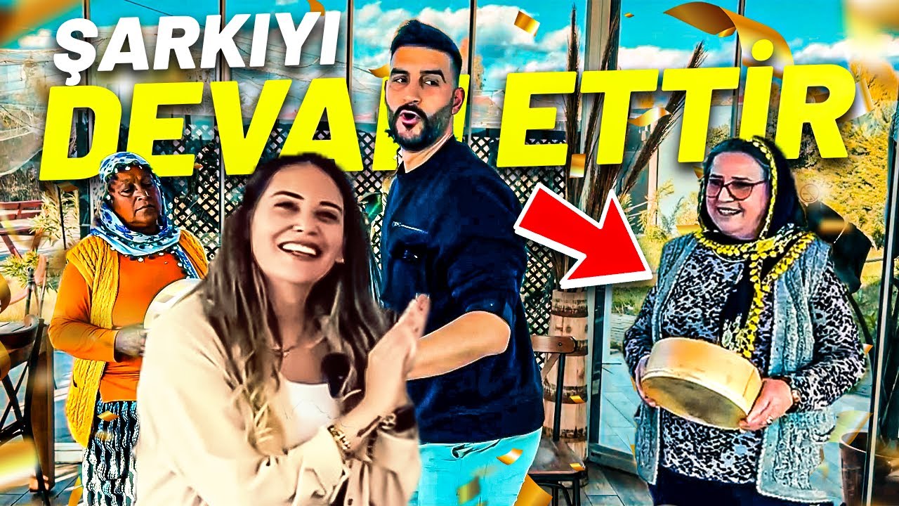 ŞARKIYI DEVAM ETTİR OYNADIK ! - Delbekçi Teyzelerden Dayak Yedik