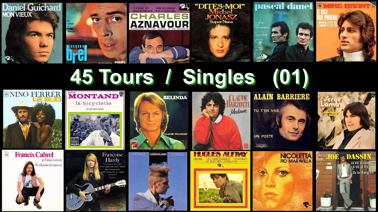 45 Tours / Singles (01) - Medley Chansons Françaises (26 Titres).