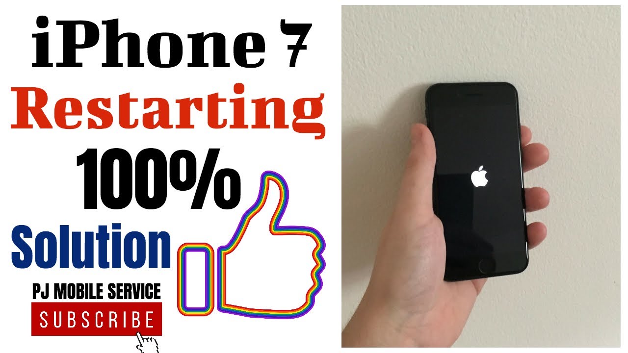 iphone 7 restarting on apple logo