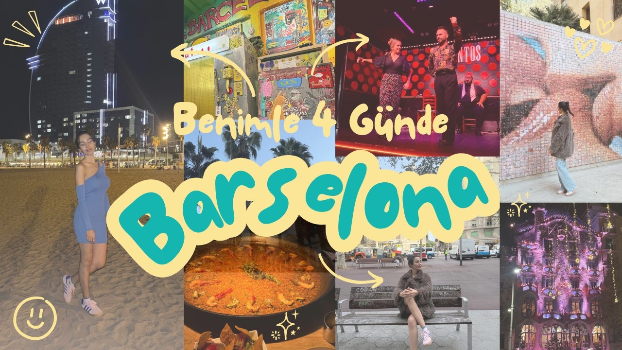 Barcelona Vlog🇪🇸| Dünyanın En İyi Pizzası, Gaudi ve Alışveriş #barcelona