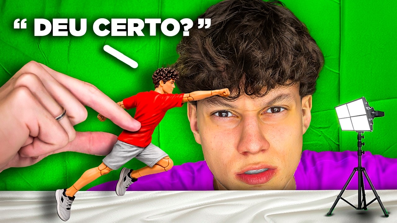 CRIEI um FILME PROFISSIONAL com BRINQUEDOS