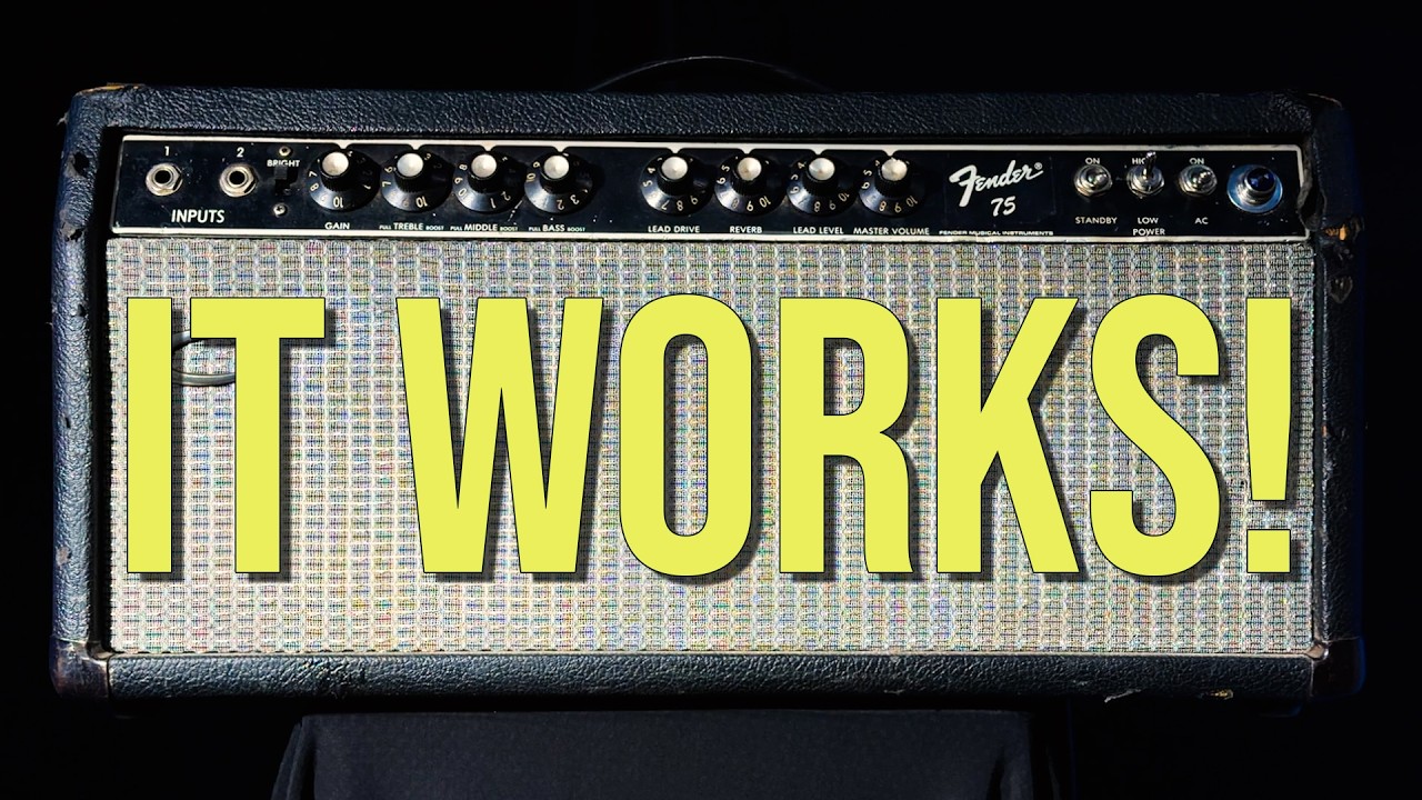 How ChatGPT Saved my Vintage Tube Amp