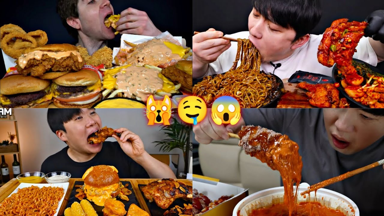 SUPER HUNGRY MUKBANGERS!🙀🤤🤯