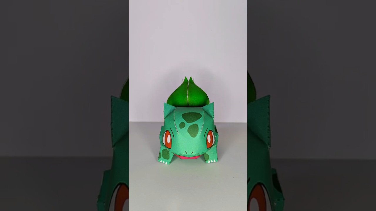 bulbasaur #papercraft #pokemon #pok&eacute;mon #pokemoncards #pokemongo #bulbasaur #anime #figure #art