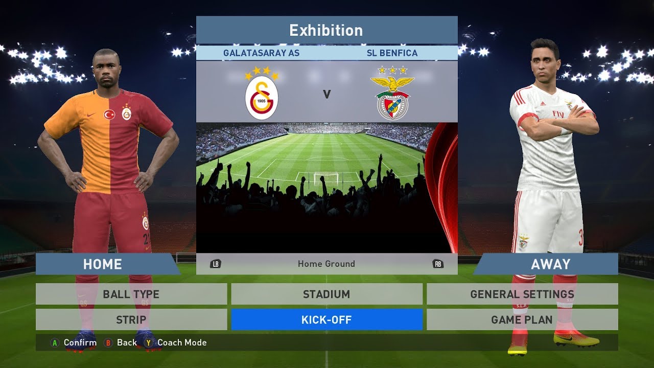 Galatasaray AS vs SL Benfica, T&uuml;rk Telekom Arena, PES 2016, PRO EVOLUTION SOCCER 2016, Konami, PC