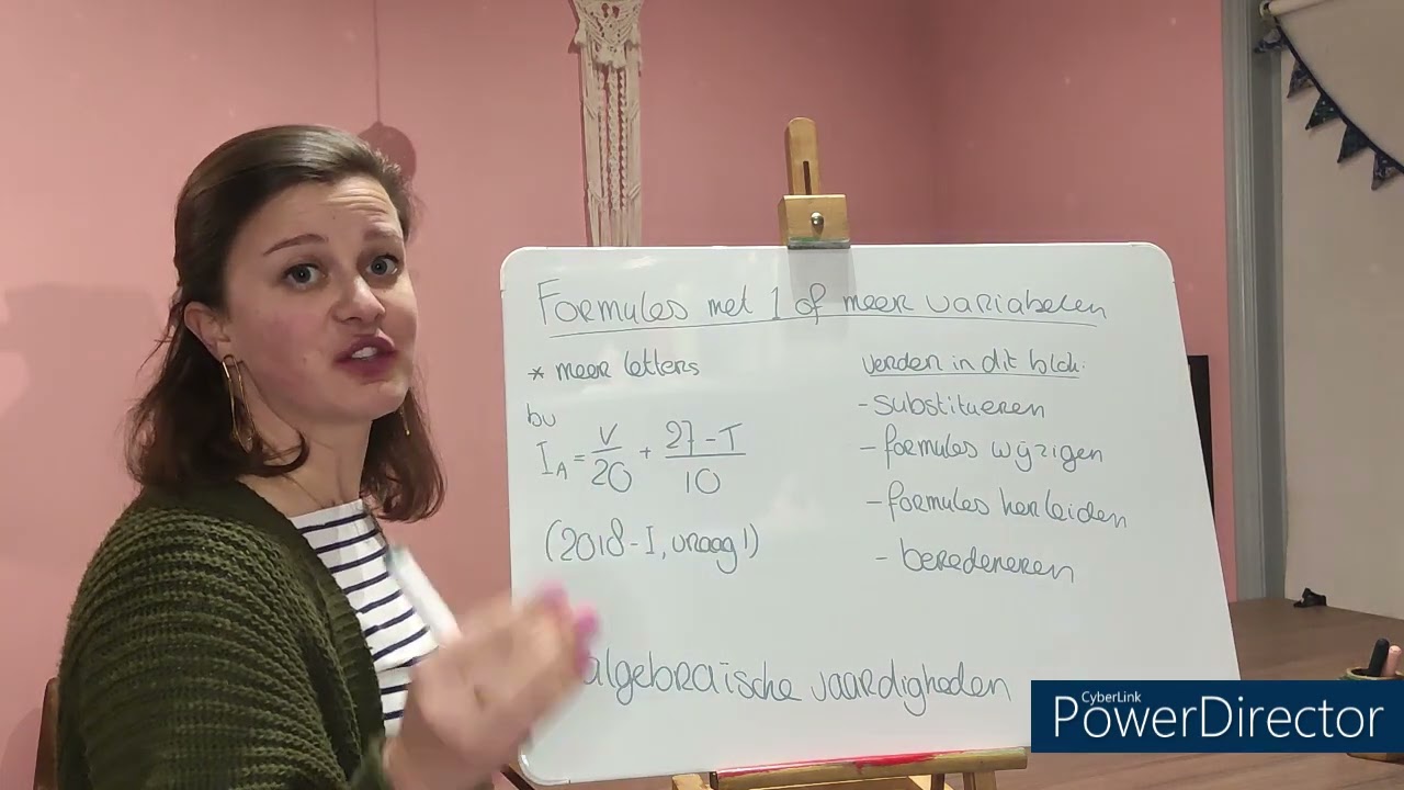 1 of meer variabelen Intro & Invullen van de formule met meerdere variabelen