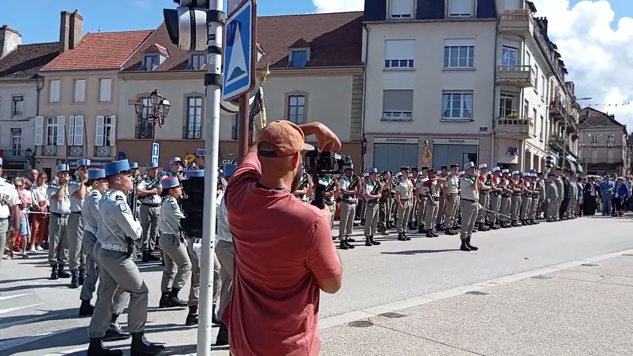 80 ans de la libération de la France à l'etandar Autun 8 septembre 2024