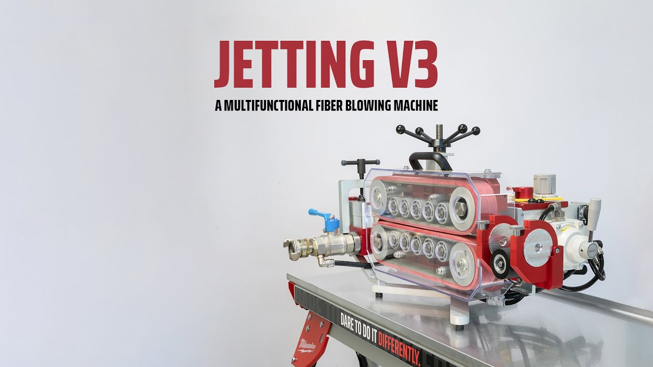 Jetting V3 - A Multifunctional Fiber Blowing Machine