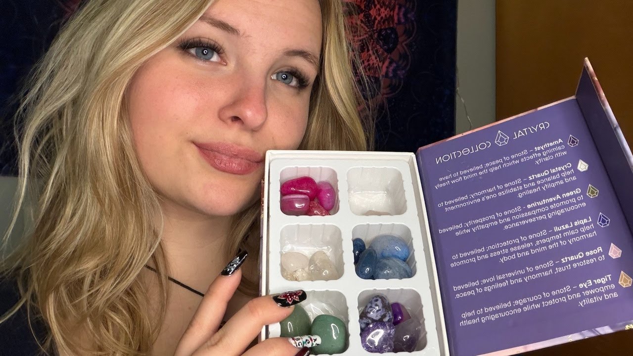 Gentle Crystal Tapping ✨ Relaxing ASMR with Soft Music
