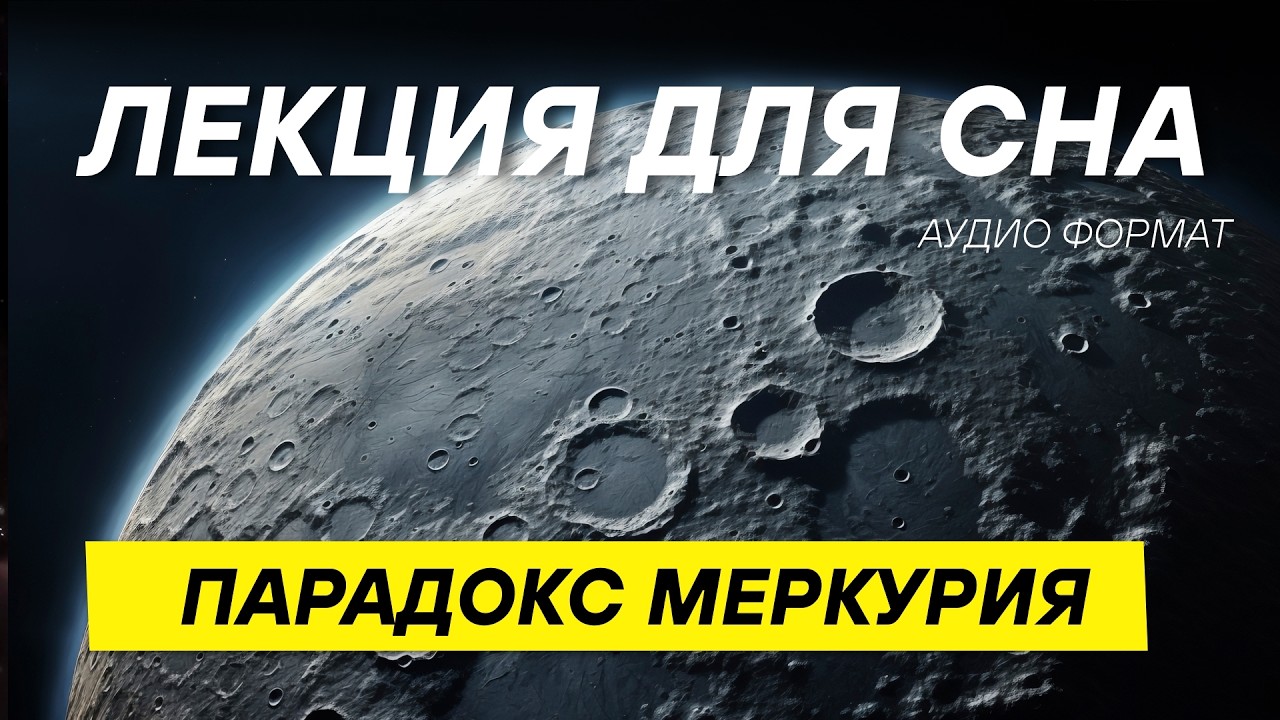 Меркурий: планета-парадокс. ЛЕКЦИЯ О КОСМОСЕ ДЛЯ СНА 😴