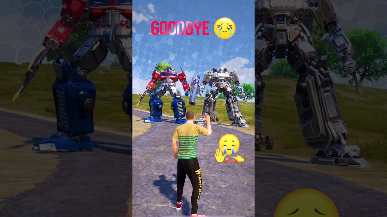 Goodbye Update 3.9 Transformers Mode 😢💔 #pubg #mrxrawan