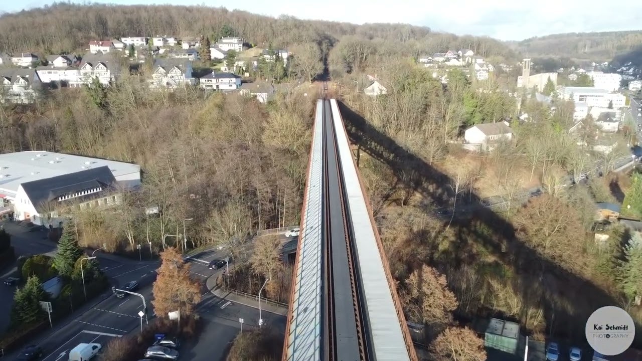 &Uuml;berflug der H&uuml;lsbachtalbr&uuml;cke Westerburg