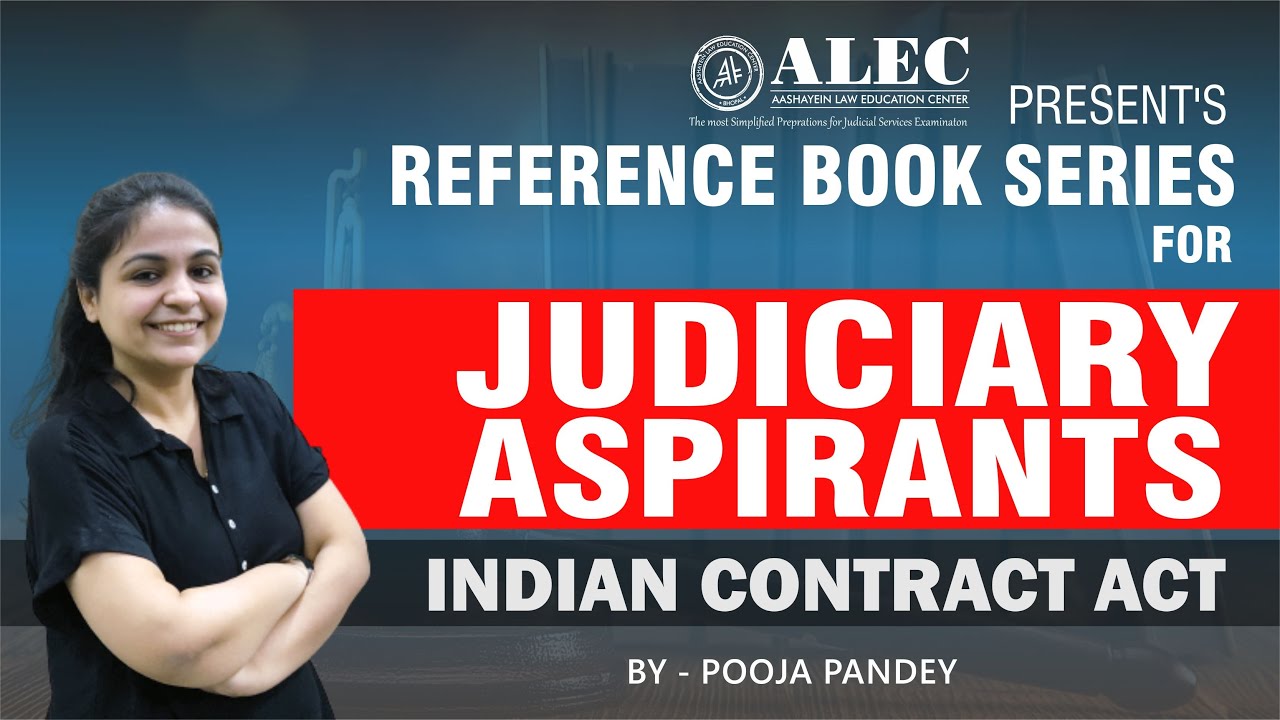 Best Books for Indian Contract Act | Judiciary Exam | ICA Reference Book Series | Pooja Ma'am | ALEC
