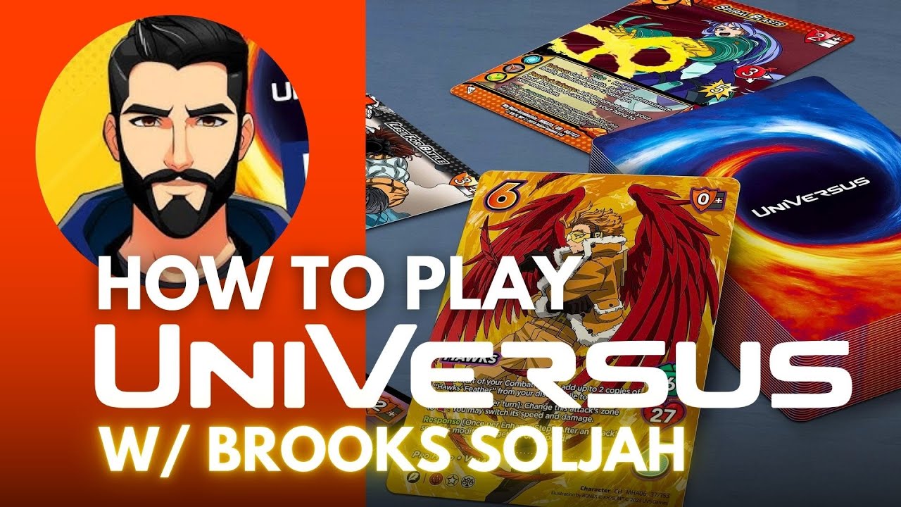 How To Play UVS / Universus Collectible Card Game w/ @BrooksSoljah