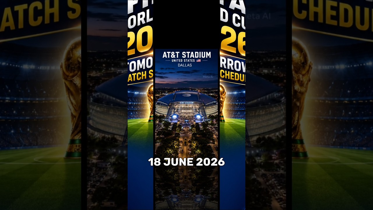 FIFA World Cup 2026 | 18 June 2026 Match Schedule IST | England 🆚 Croatia ⚽🔥