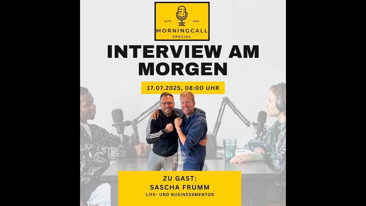 Interview am Morgen: Sascha Frumm über echte Spiritualität, Intuition & gelebte Praxis