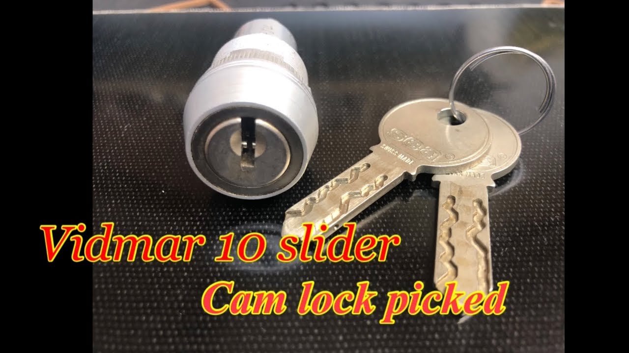 “Vidmar” 10 Slider cam lock picked