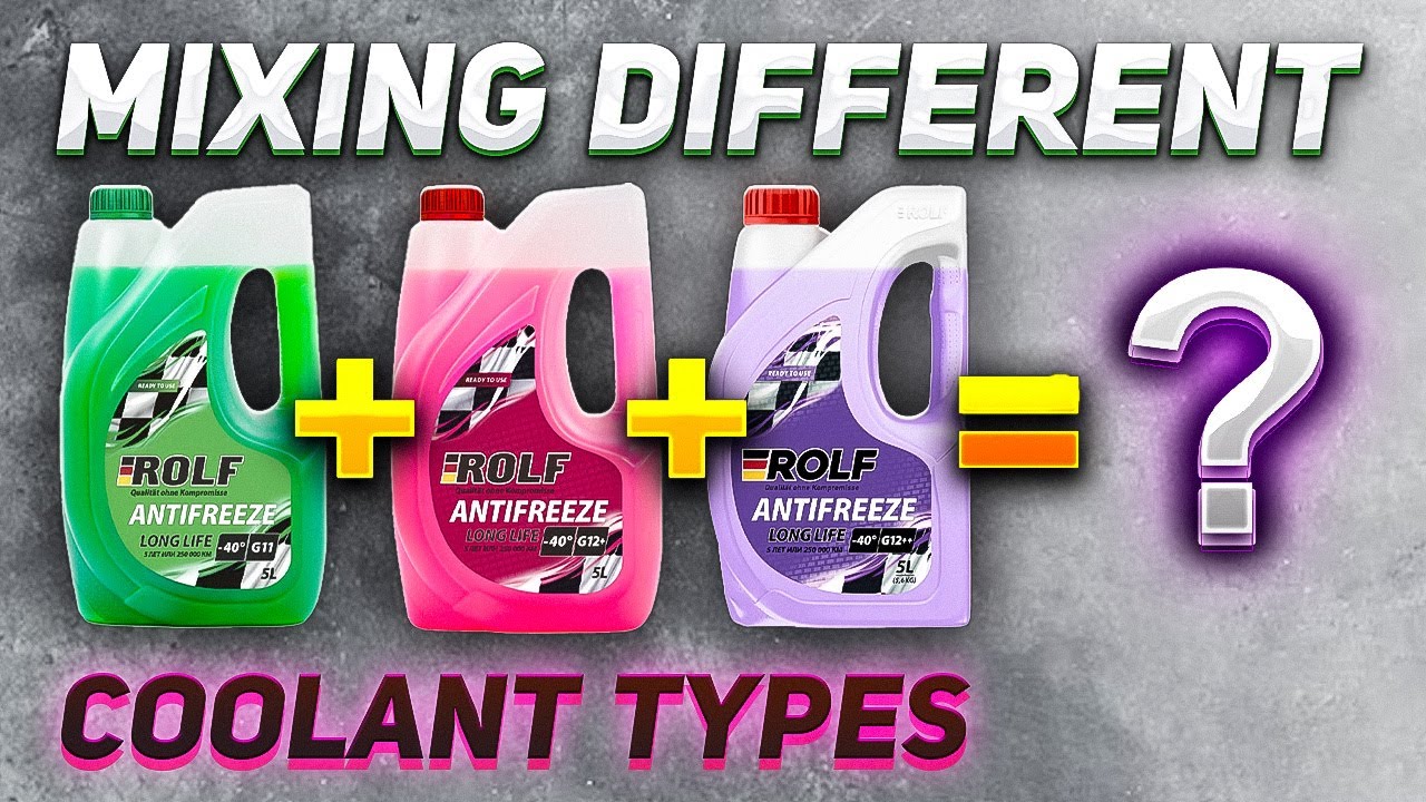 Mixing coolant in the radiator (also we try gasoline) - what will happen?