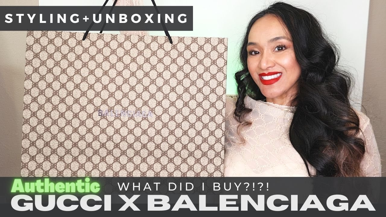 GUCCI X BALENCIAGA Unboxing 🎀