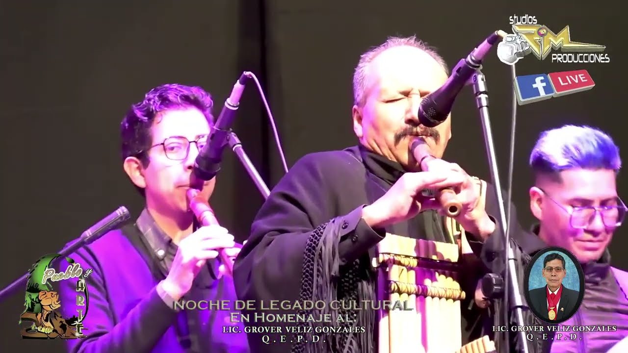 Grupo ANDINO de Oruro // EN VIVO // Homenaje al Lic. Grover Veliz Gonzales  Q.E.P.D. (PUEBLO Y ARTE)