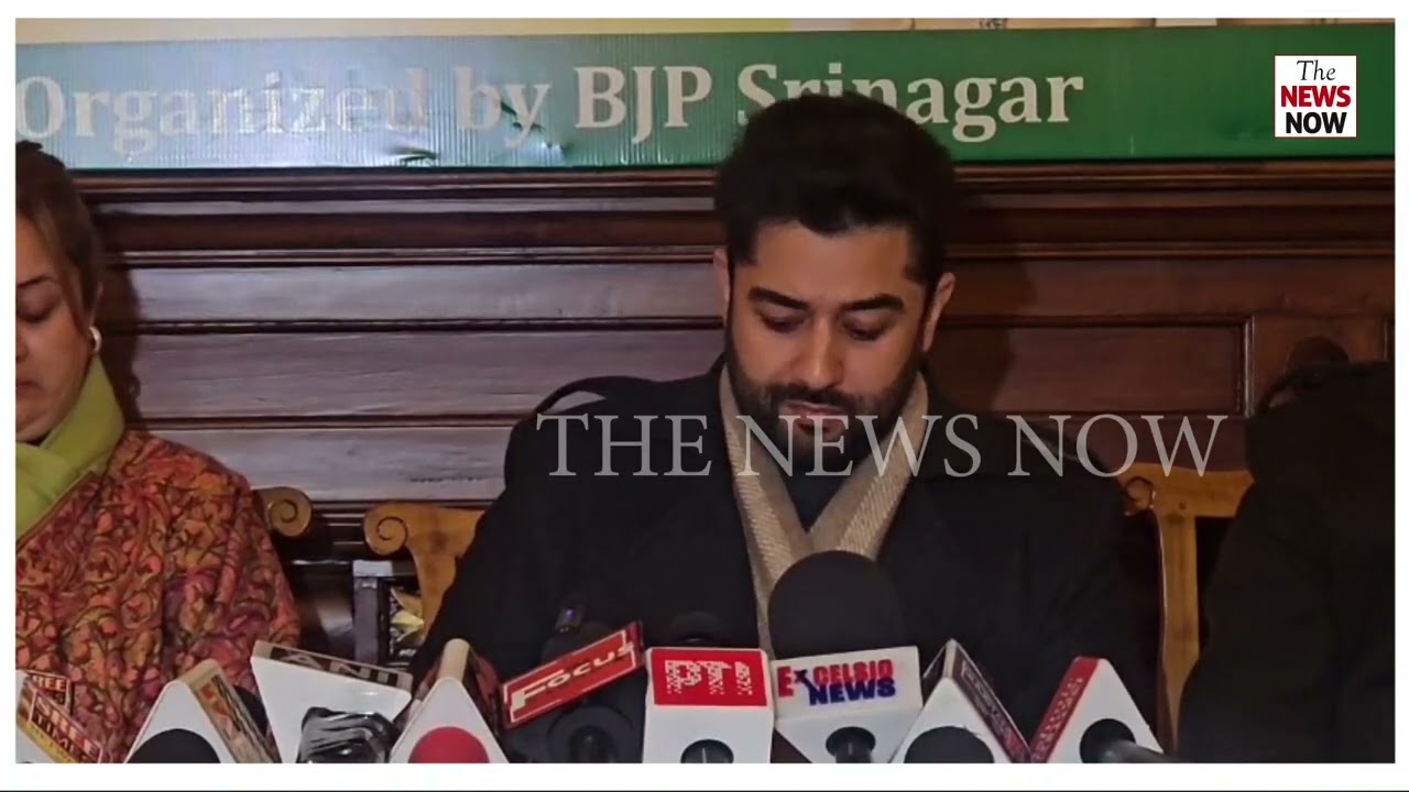 BJP District President holds press conference to discuss budget screening and review.