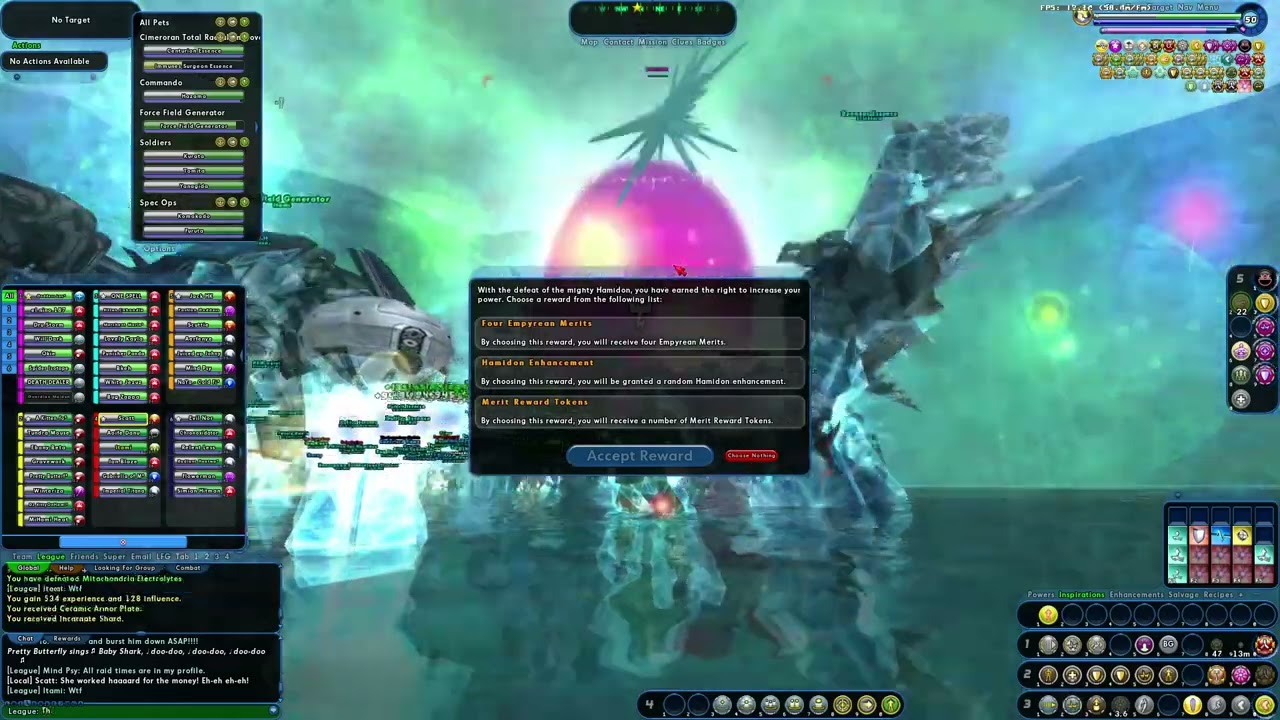 City of Heroes: Hamidon Raid Runs