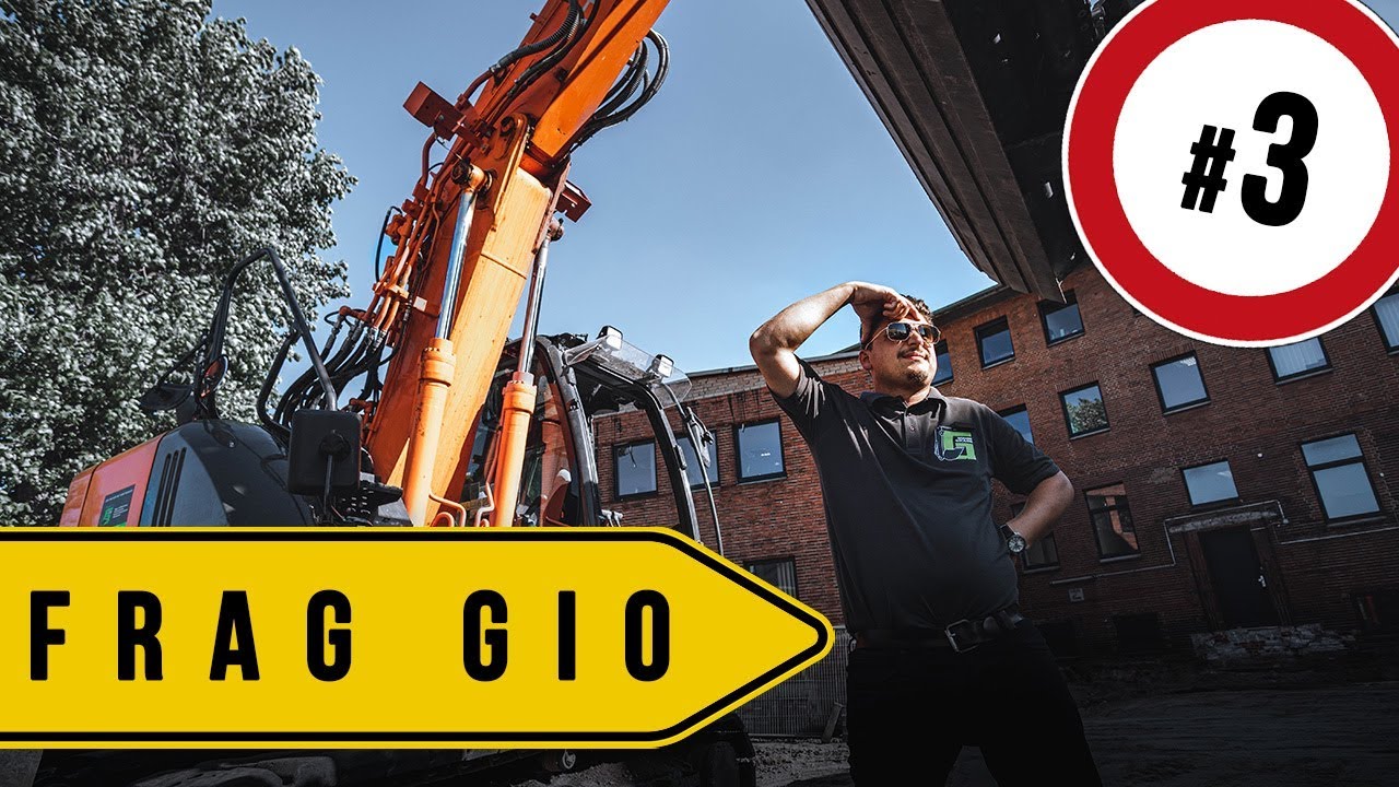 Großer Bagger mit Oil Quick | Frag Gio