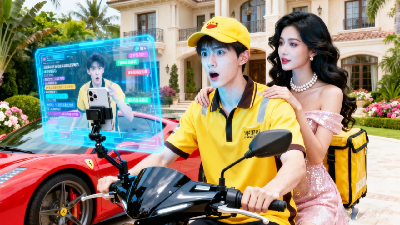 Poor Delivery Guy Can See Live Stream Comments By Chance，He Saves Drugged Female Ceo，Love Blossoms！