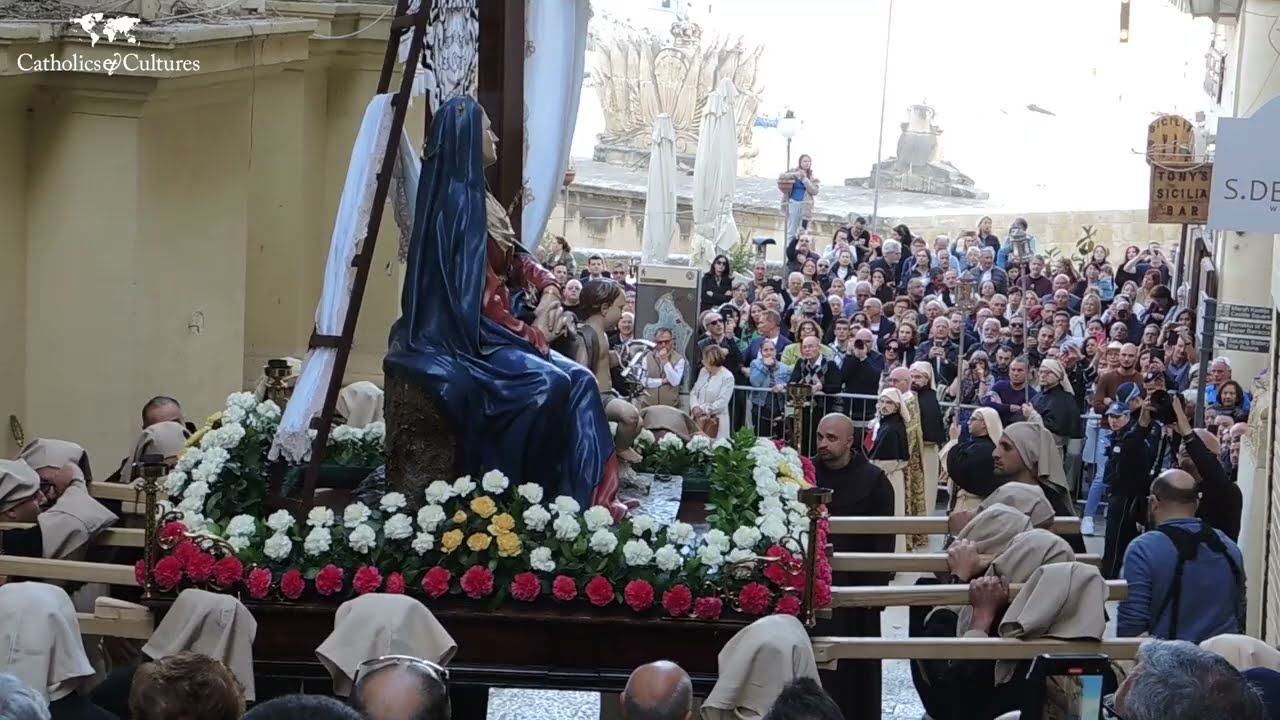 Our Lady of Sorrows procession in Valletta, Malta