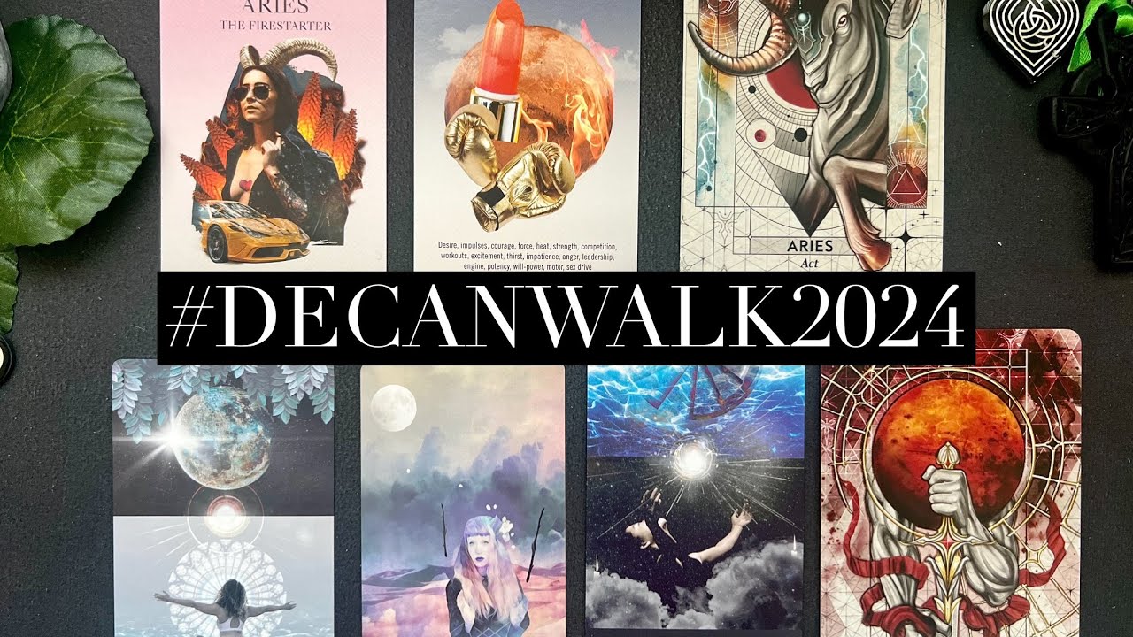 My #DecanWalk2024 Set Up: decks, books and journals