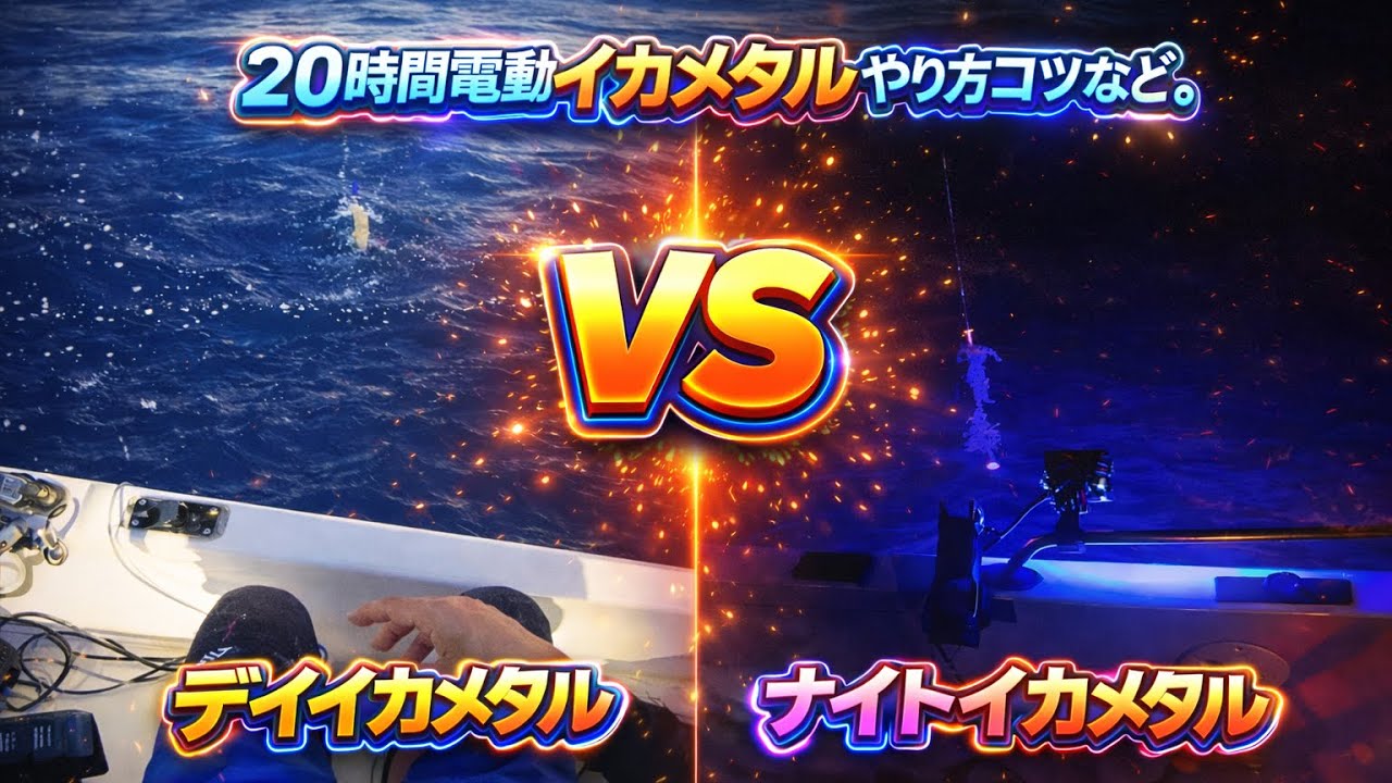 海で20時間釣り。何匹釣れるかな？