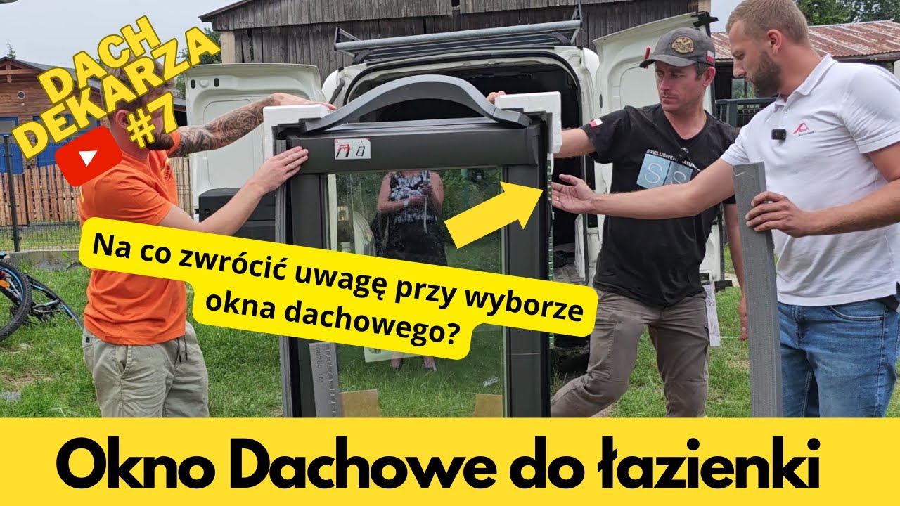 DACH DEKARZA #-7   Okno Dachowe do łazienki.