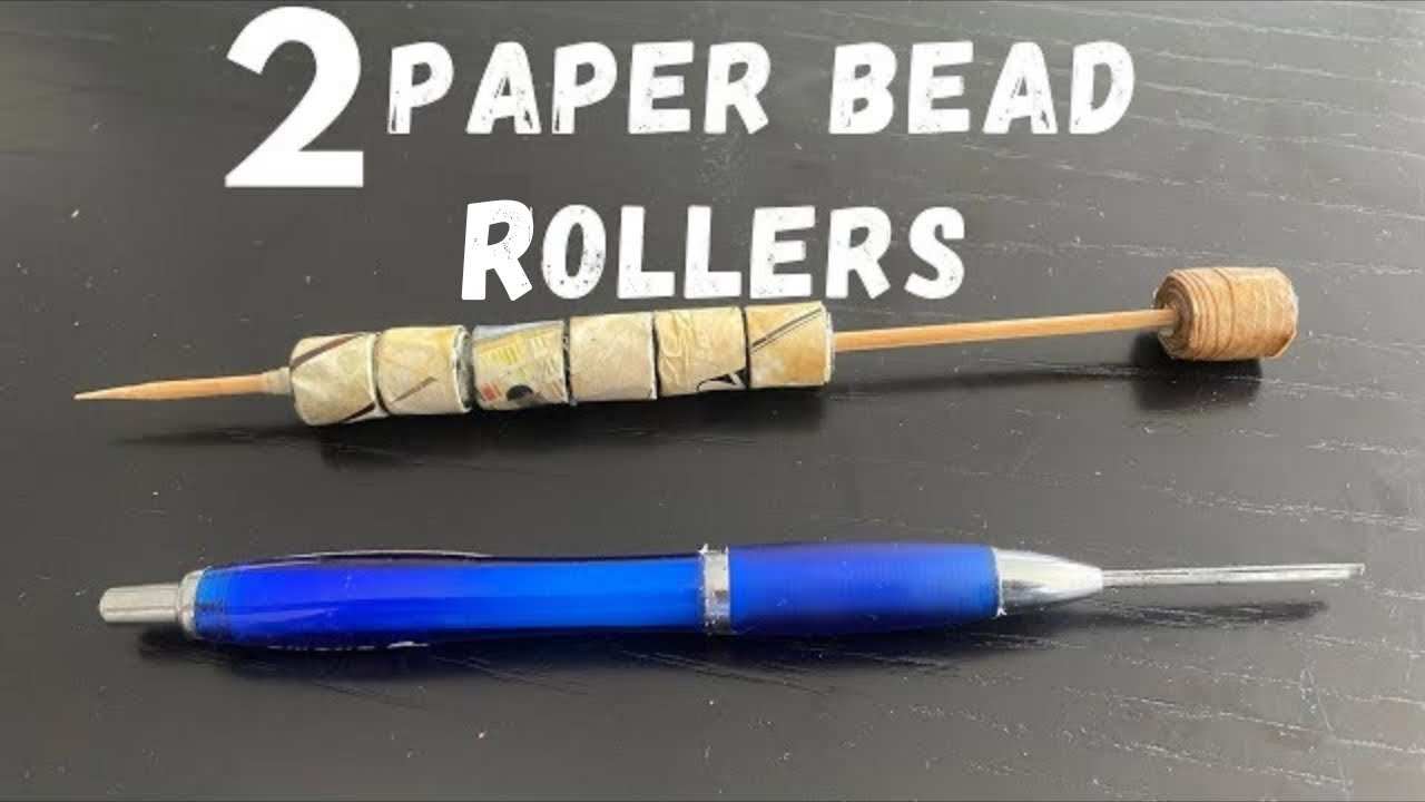 DIY paper bead rollers #paperbeads