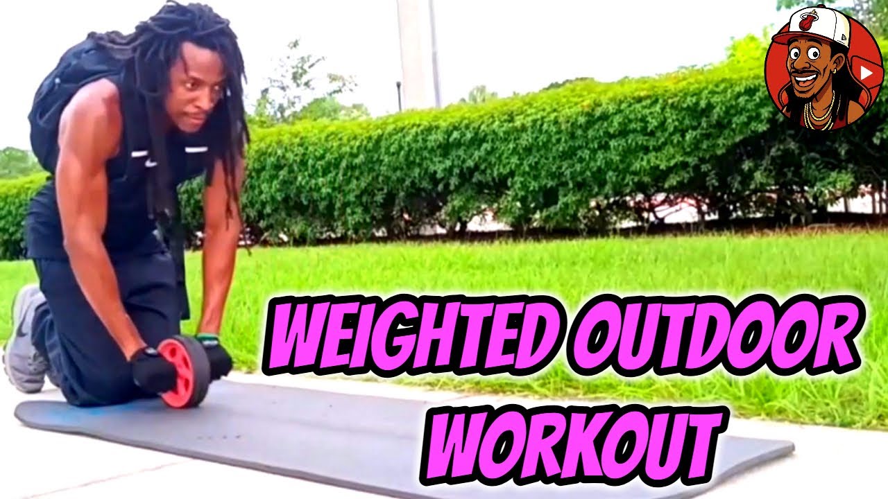 🔥 Weighted Outdoor Calisthenics Workout 💪🏿 Build Strength ANYWHERE! 🌳🏋🏿‍♂️