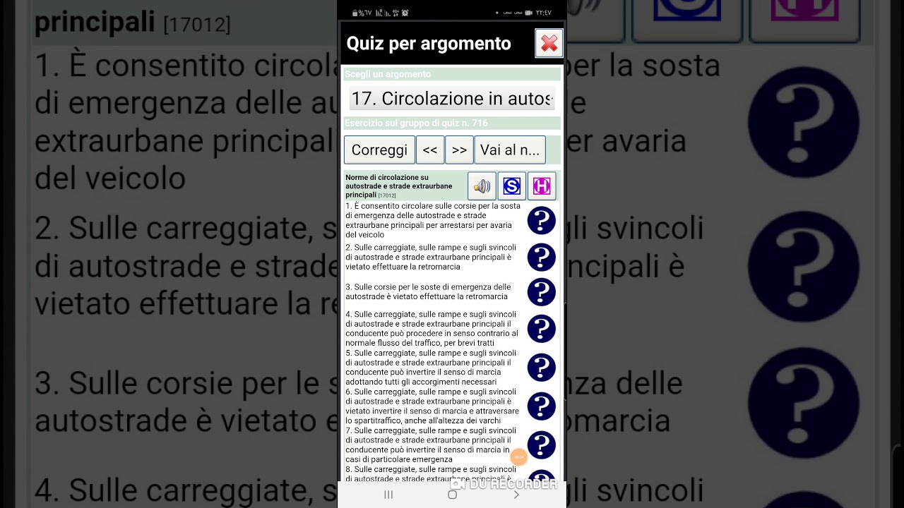 quiz(Norme su autostrade)3
